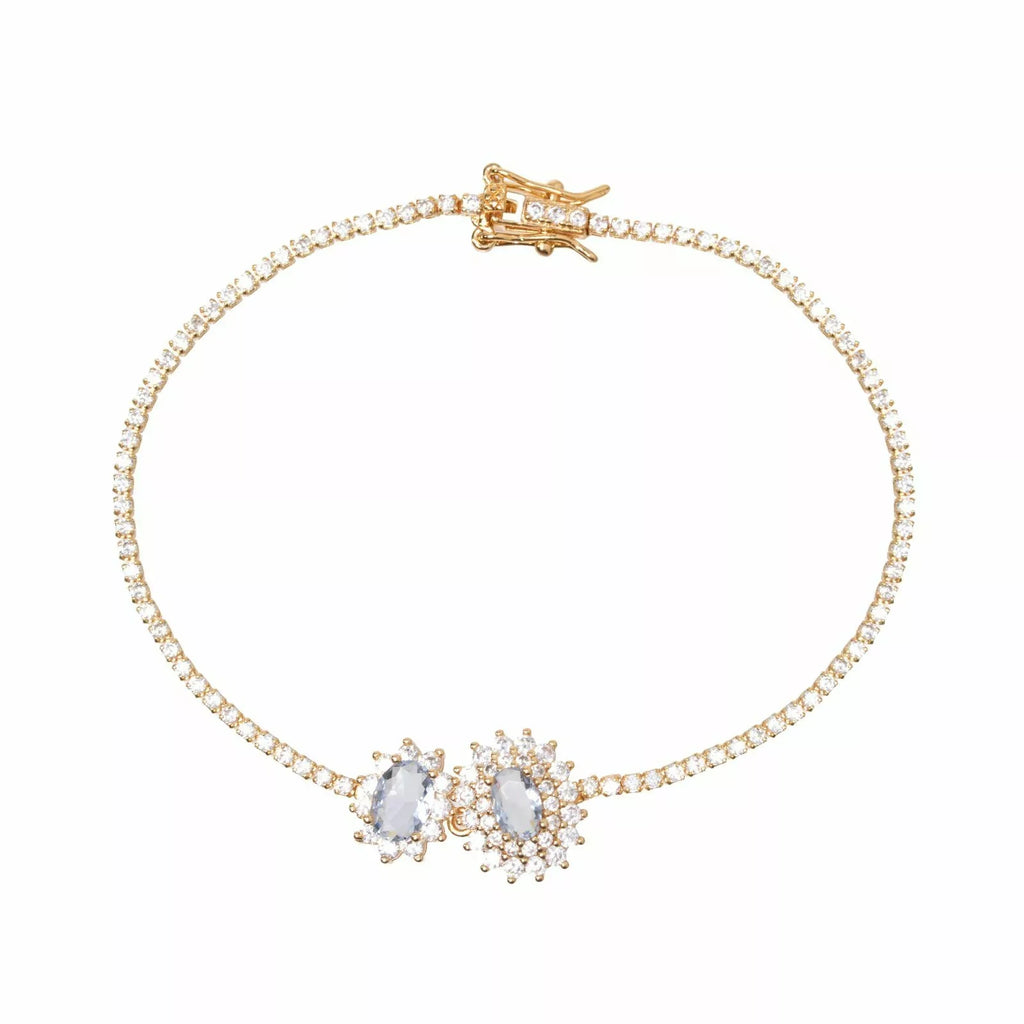 Pulseira Cristal London em fundo branco