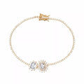 Pulseira Cristal London em fundo branco
