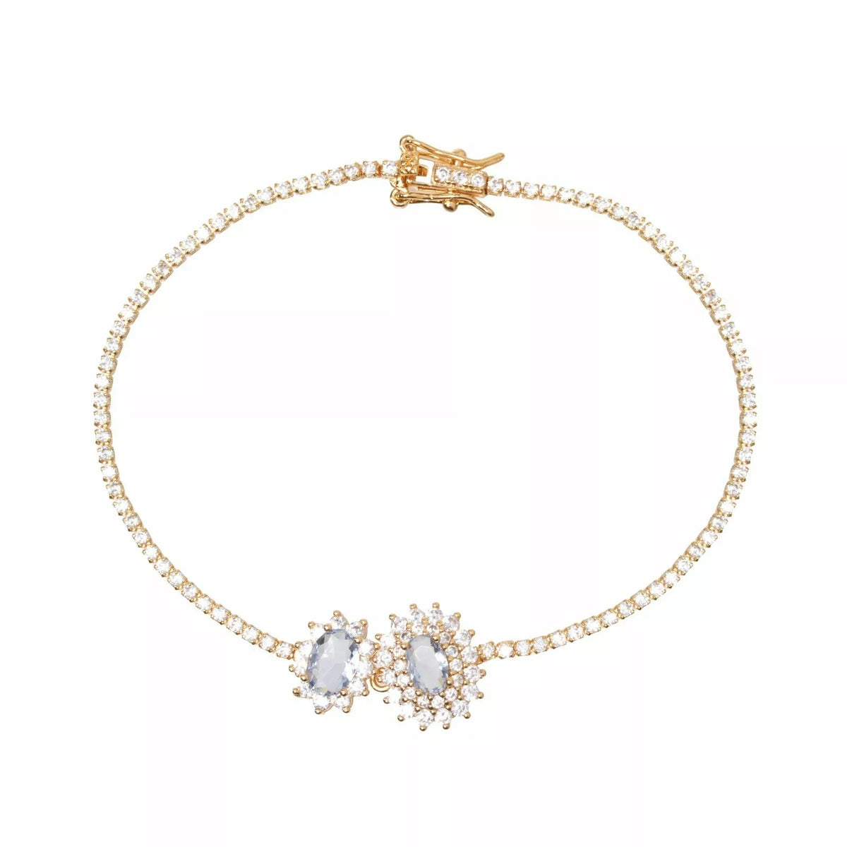 Pulseira Cristal London em fundo branco