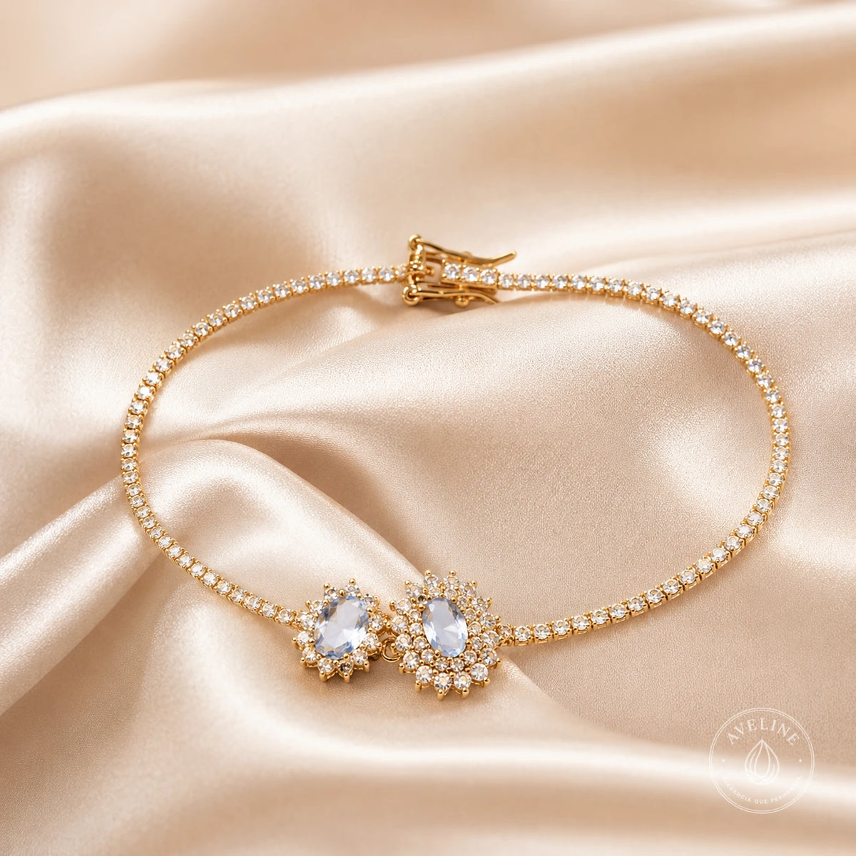 Detalhe da Pulseira Cristal London