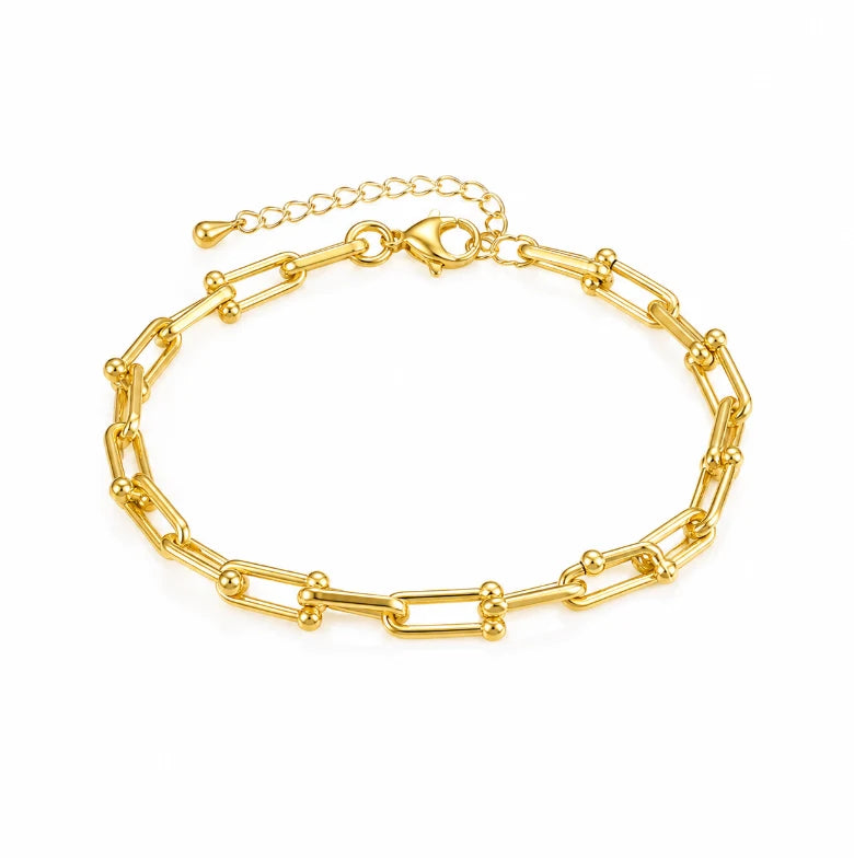 Pulseira Elo AVELINE em fundo branco